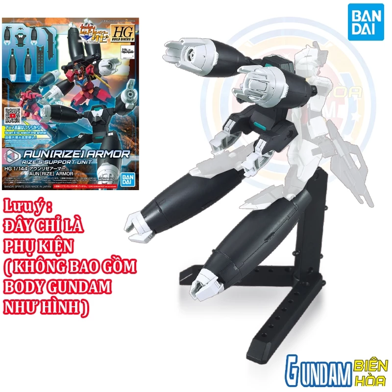 Mô hình lắp ráp phụ kiện HGBD:R 1/144 AUN[RIZE] ARMOR RIZE'S SUPPORT UNIT