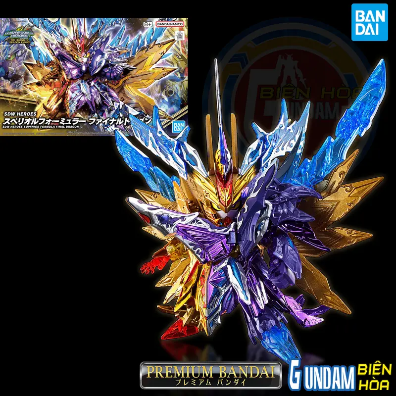 Mô hình lắp ráp SDW HEROES SUPERIOR FORMULA FINAL DRAGON [CLEAR COLOR]