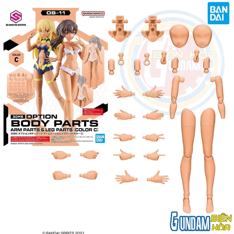 Mô hình lắp ráp phụ kiện 30MS OPTION BODY PARTS ARM PARTS & LEG PARTS [COLOR C]