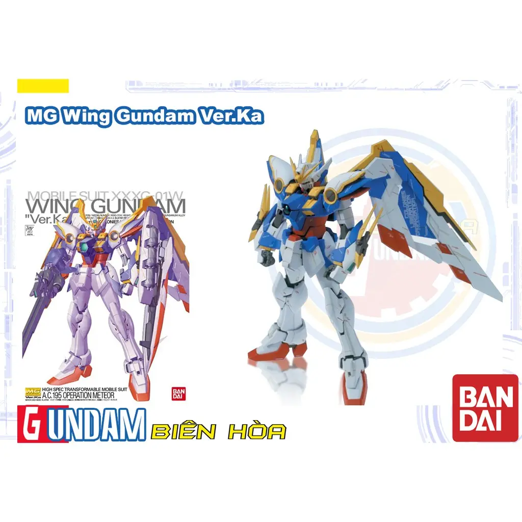 Mô hình lắp ráp MG 1/100 WING GUNDAM Ver. Ka