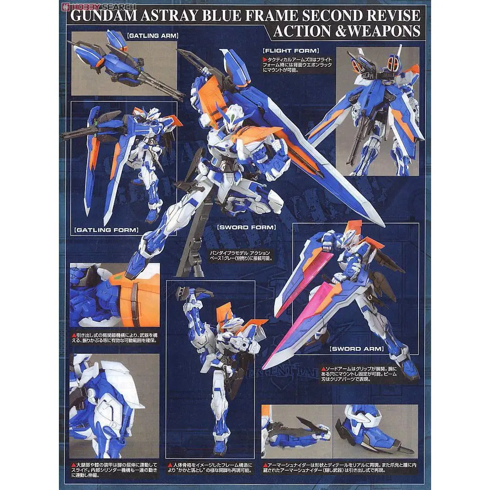 Mô hình lắp ráp MG 1/100 GUNDAM ASTRAY BLUE FRAME 2nd REVISE