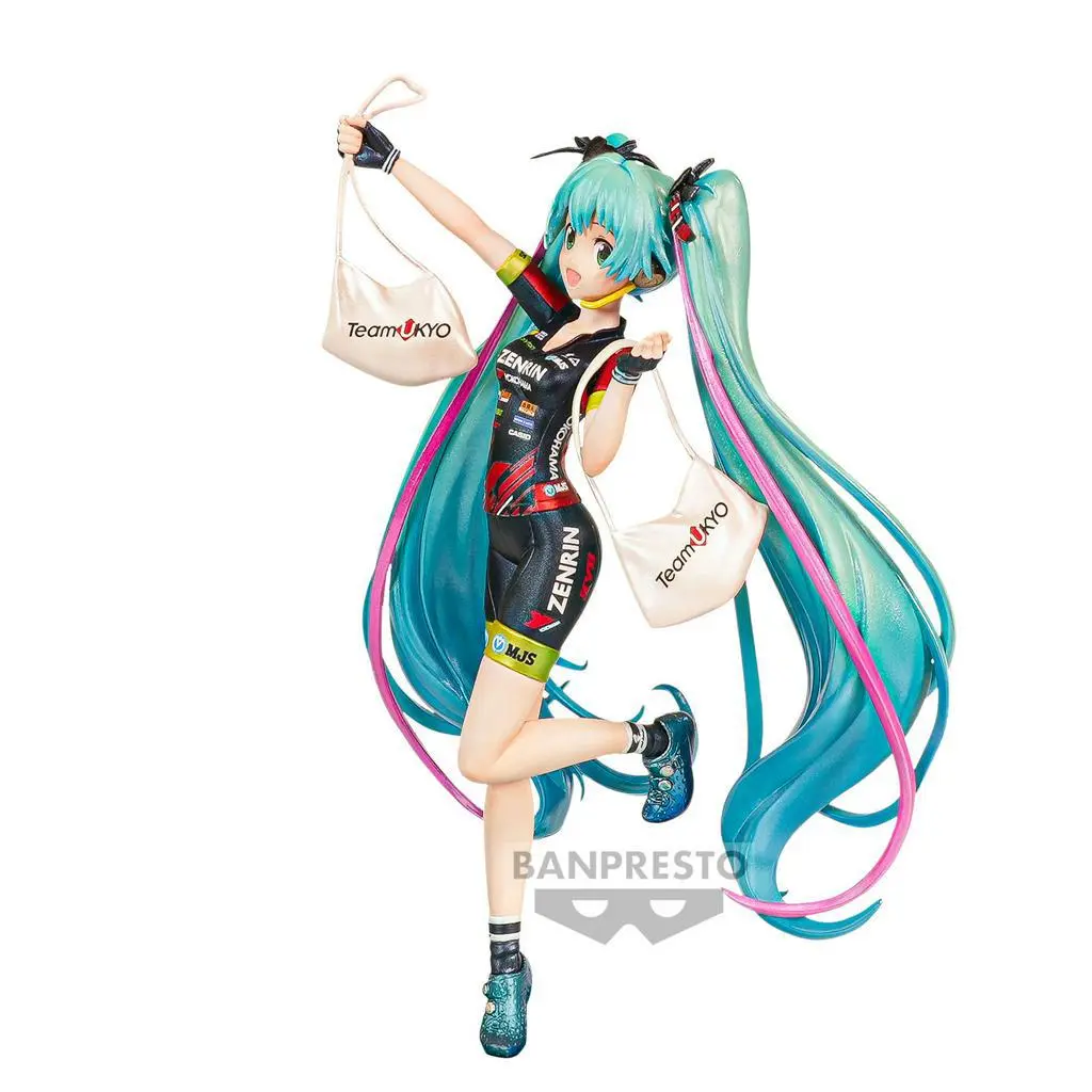 Mô hình Figure Banpresto CHRONICLE HATSUNE MIKU RACING VER TEAM UKYO CHEERING VER.