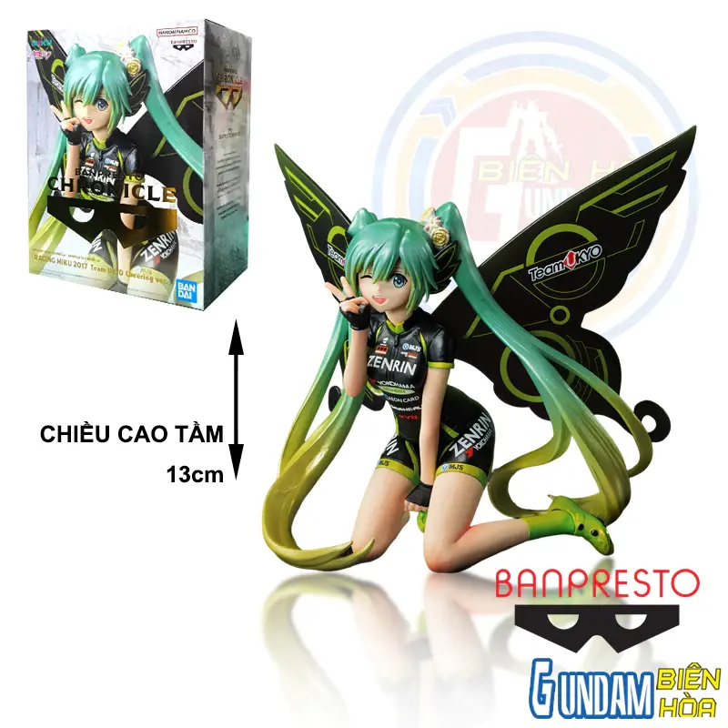 Mô hình Figure HATSUNE MIKU RACING VER. BANPRESTO CHRONICLE RACING MIKU 2017 TEAM UKYO CHEERING VER.#