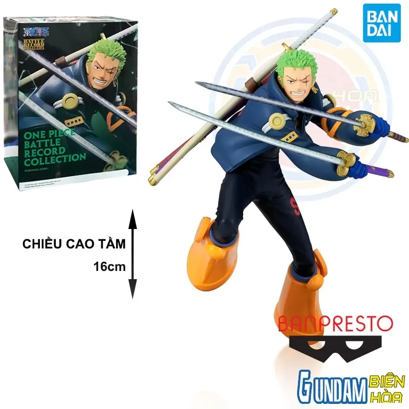 Mô hình Figure Banpresto ONE PIECE BATTLE RECORD COLLECTION RORONOA ZORO