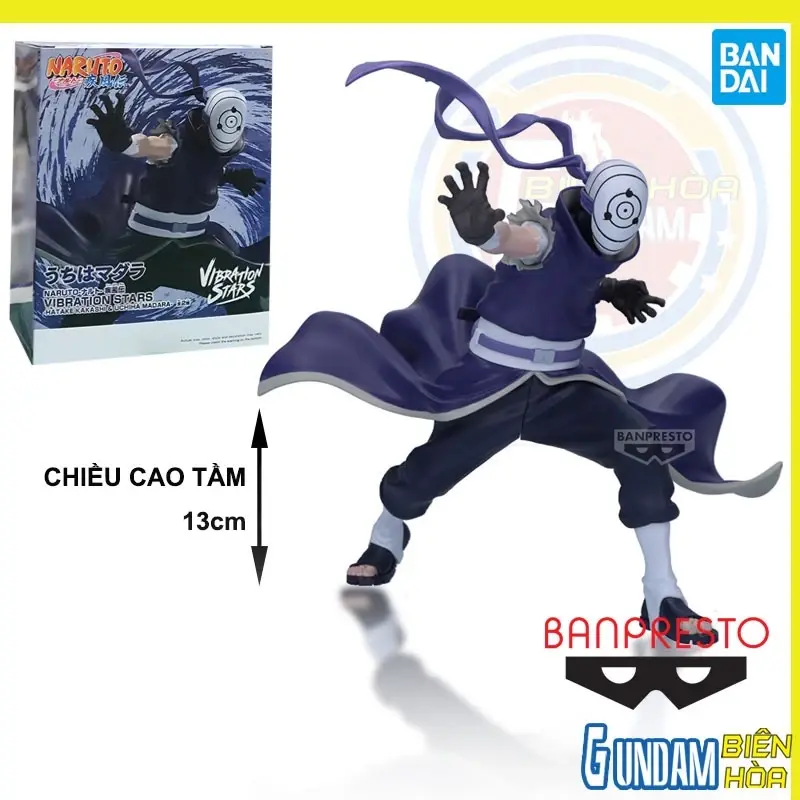 Mô hình Figure Banpresto NARUTO SHIPPUDEN VIBRATION STARS Cranenking-UCHIHA MADARA-