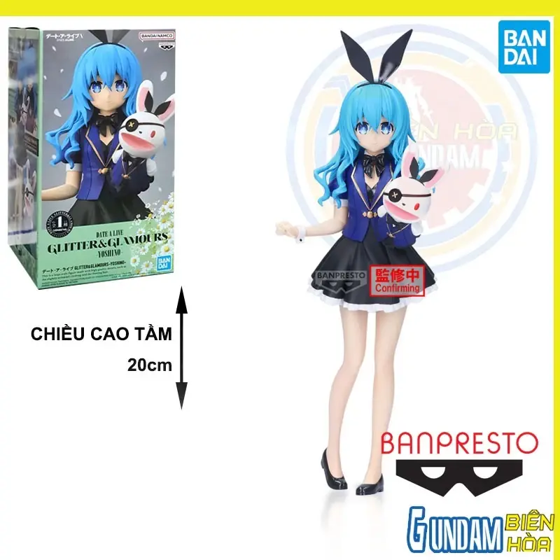 Banpresto Date A Live Yoshino Glitter & Glamours Figure – Approx. 7.9" Tall, Officially Licensed