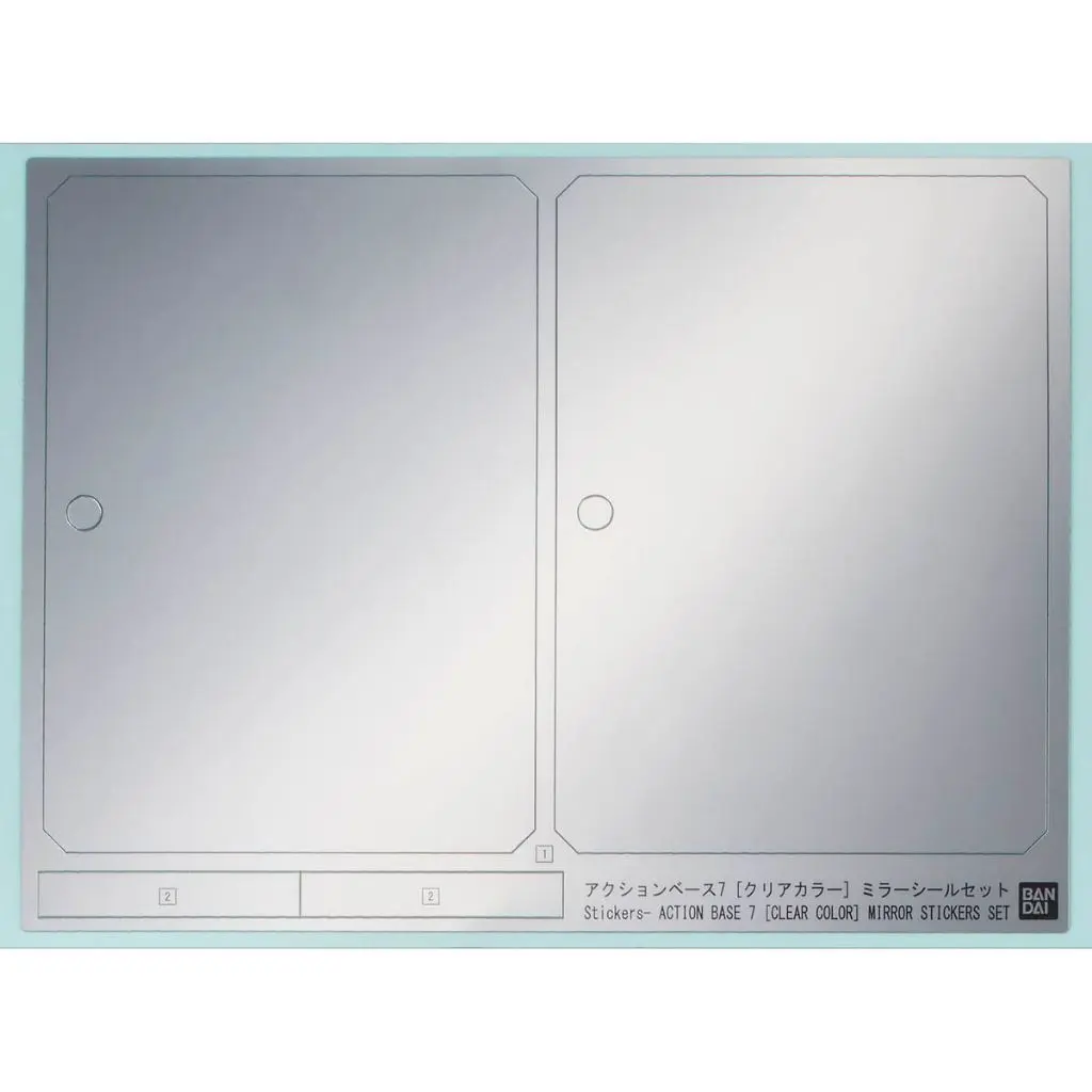 Đế dựng cho mô hình ACTION BASE 7 [CLEAR COLOR] MIRROR STICKERS SET