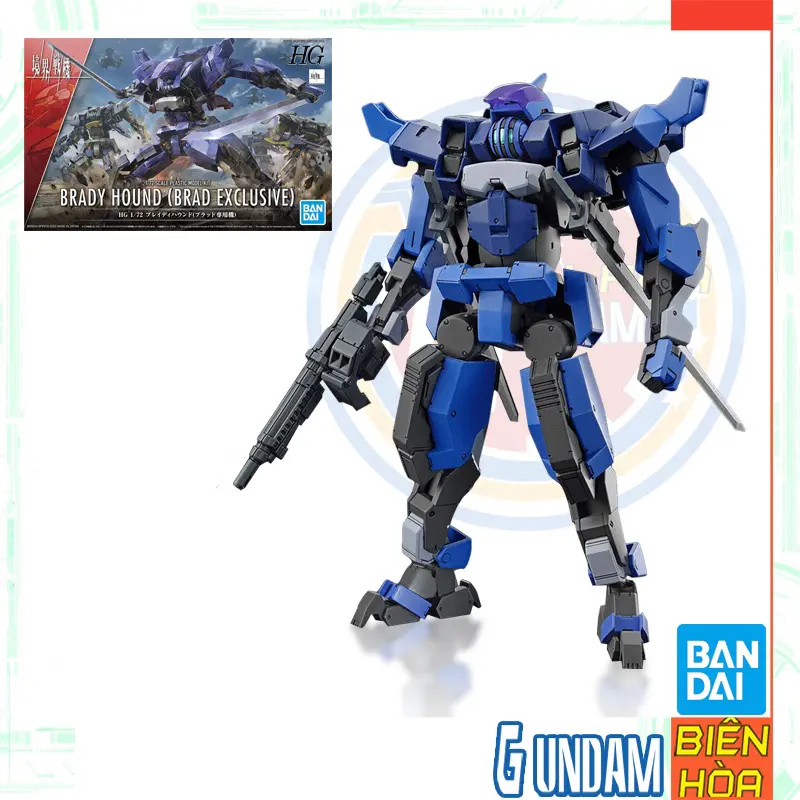 Mô hình lắp ráp HG 1/72 AMAIM Warrior at the Borderline BRADY HOUND (Brad Exclusive)