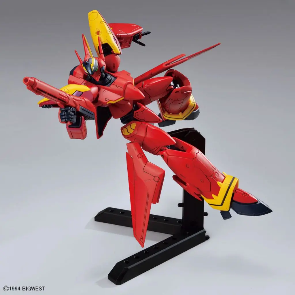 Mô hình lắp ráp HG 1/100 VF-19 CUSTOM FIRE VALKYRIE WITH SOUND BOOSTER