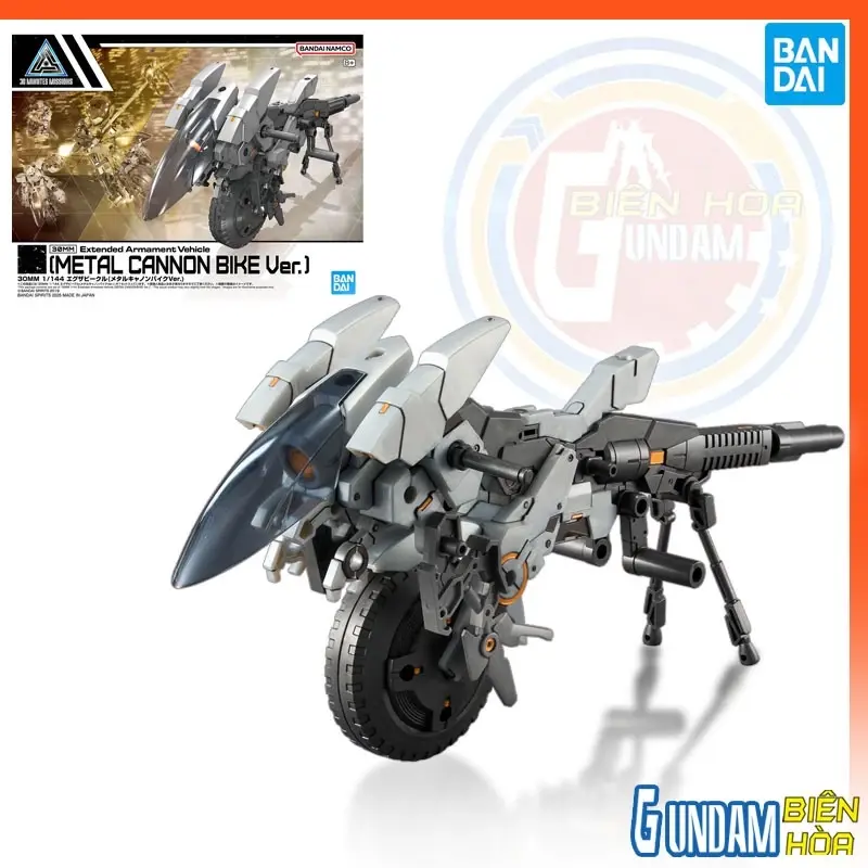 Mô hình lắp ráp 30MM 1/144 Extended Armament Vehicle METAL CANNON BIKE Ver.
