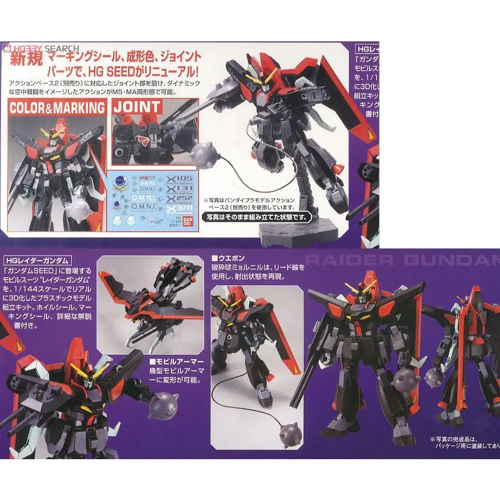 Mô hình lắp ráp HG 1/144 R10 RAIDER GUNDAM