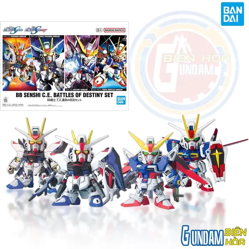 Mô hình lắp ráp SD BB SENSHI C.E. BATTLES OF DESTINY SET