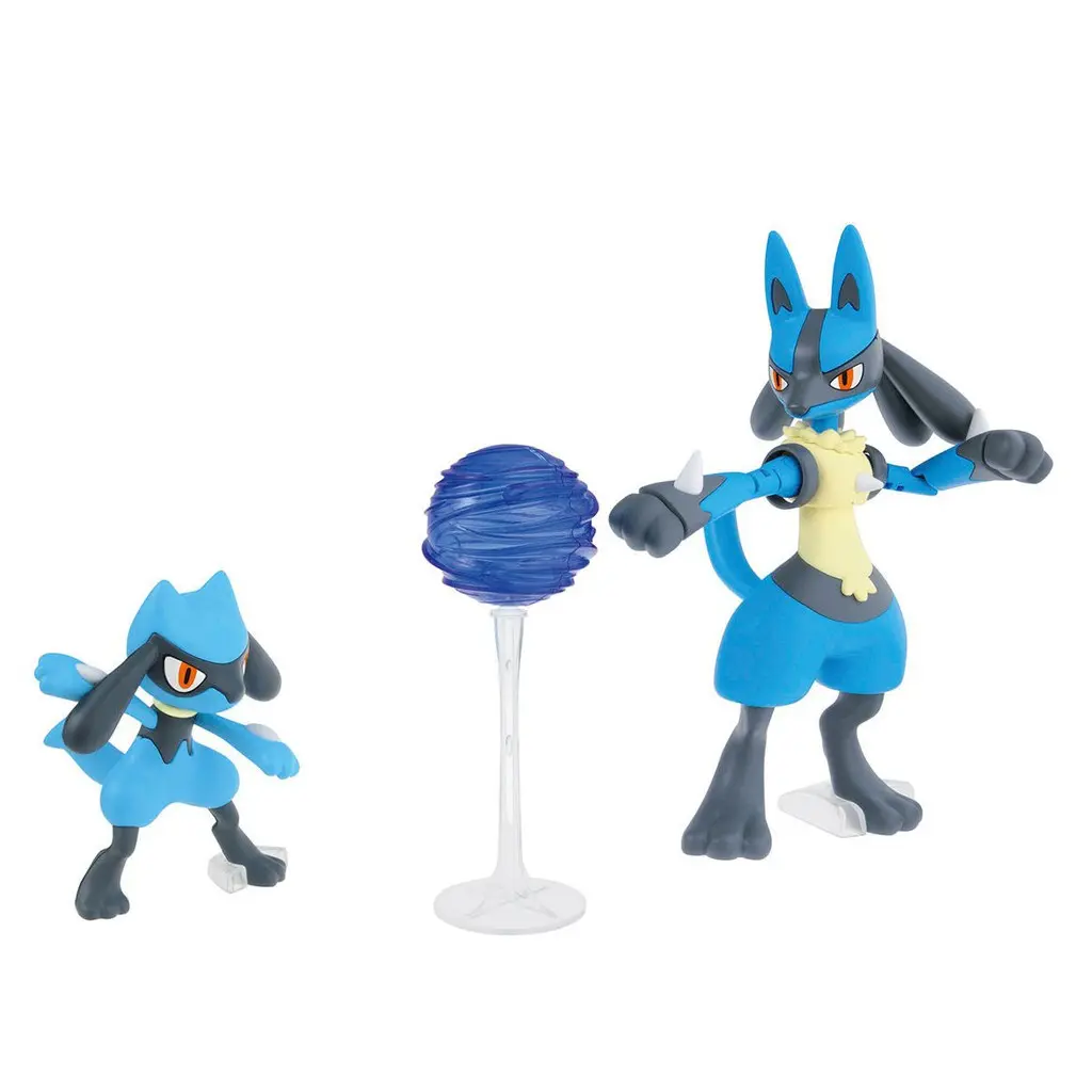 Mô hình lắp ráp pokepla COLLECTION 44 SELECT SERIES RIOLU & LUCARIO