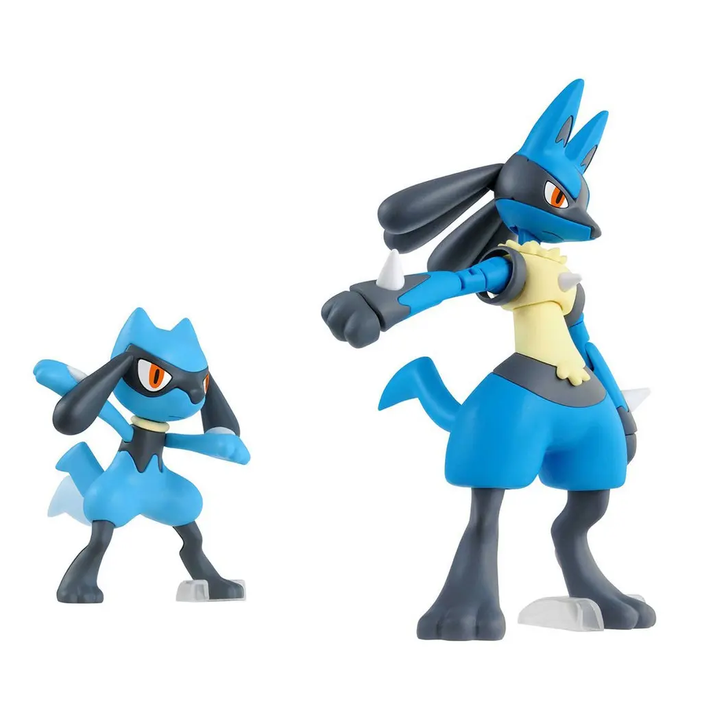 Mô hình lắp ráp pokepla COLLECTION 44 SELECT SERIES RIOLU & LUCARIO
