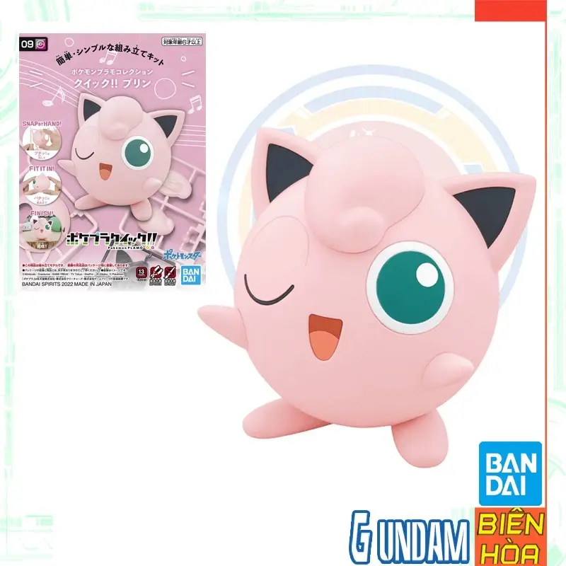Mô hình lắp ráp PokePla Collection Quick!! 09 Jigglypuff