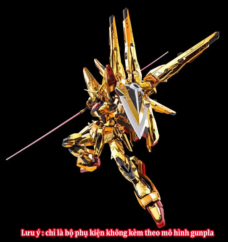 Mô hình lắp ráp phụ kiện RG 1/144 SHIRANUI unit for AKATSUKI GUNDAM & CONNECTING PARTS for HG ZEUS SILHOUETTE