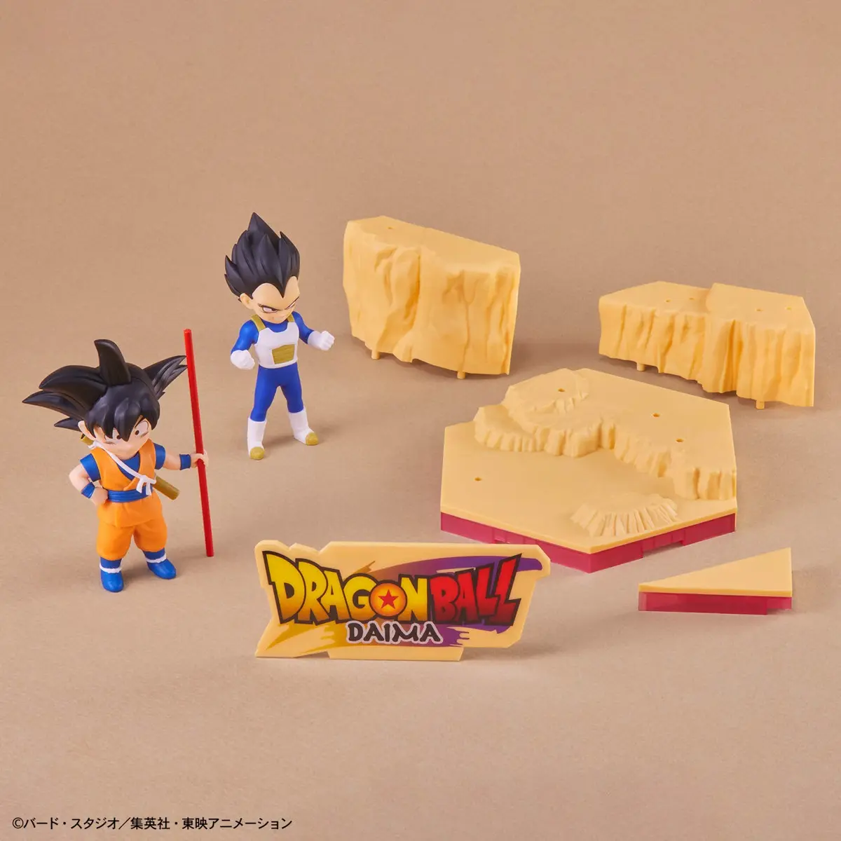 Mô hình lắp ráp DRAGON BALL DAIMA MODEL KIT SON GOKU (MINI) & VEGETA (MINI)