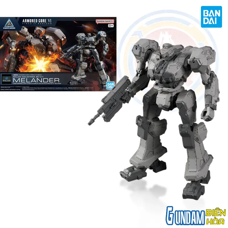 Mô hình lắp ráp 30MM ARMORED CORE Ⅵ FIRES OF RUBICON BALAM INDUSTRIES BD-011 MELANDER