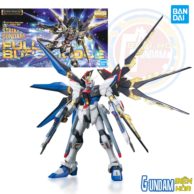Mô hình lắp ráp MG 1/100 STRIKE FREEDOM GUNDAM FULL BURST MODE
