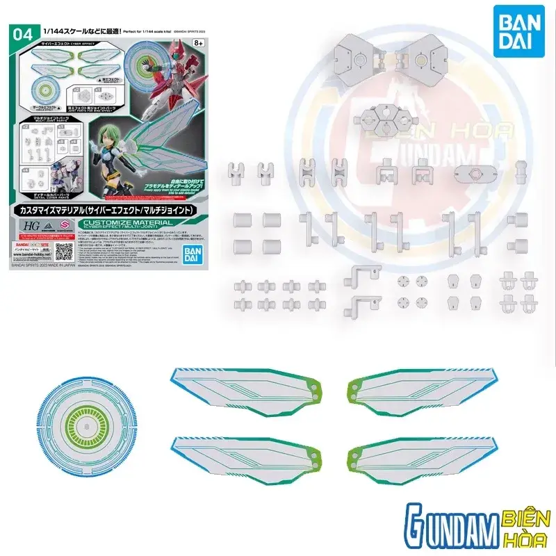 Mô hình lắp ráp  phụ kiện CUSTOMIZE MATERIAL (CYBER EFFECT/MULTI-JOINT)