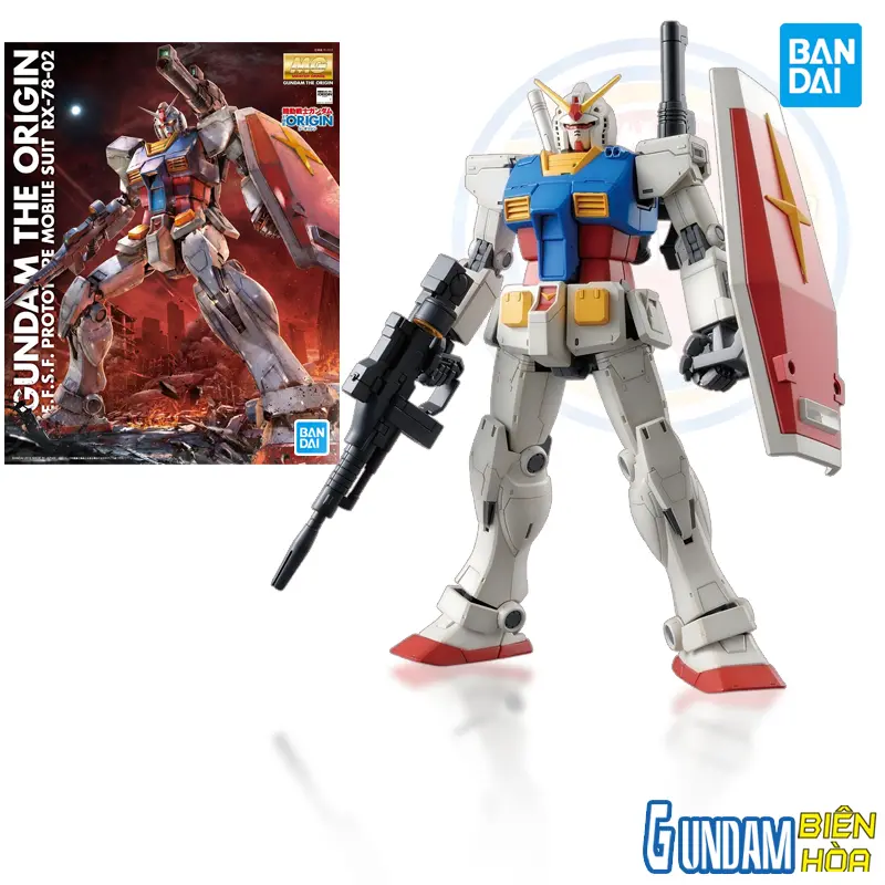 Mô hình lắp ráp MG 1/100 RX-78-02 GUNDAM (THE ORIGIN)