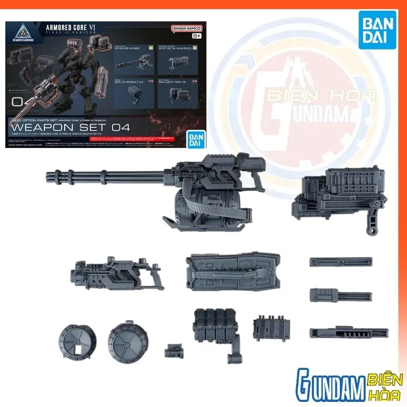 Bộ phụ kiện lắp ráp 30MM OPTION PARTS SET ARMORED CORE Ⅵ FIRES OF RUBICON WEAPON SET 04