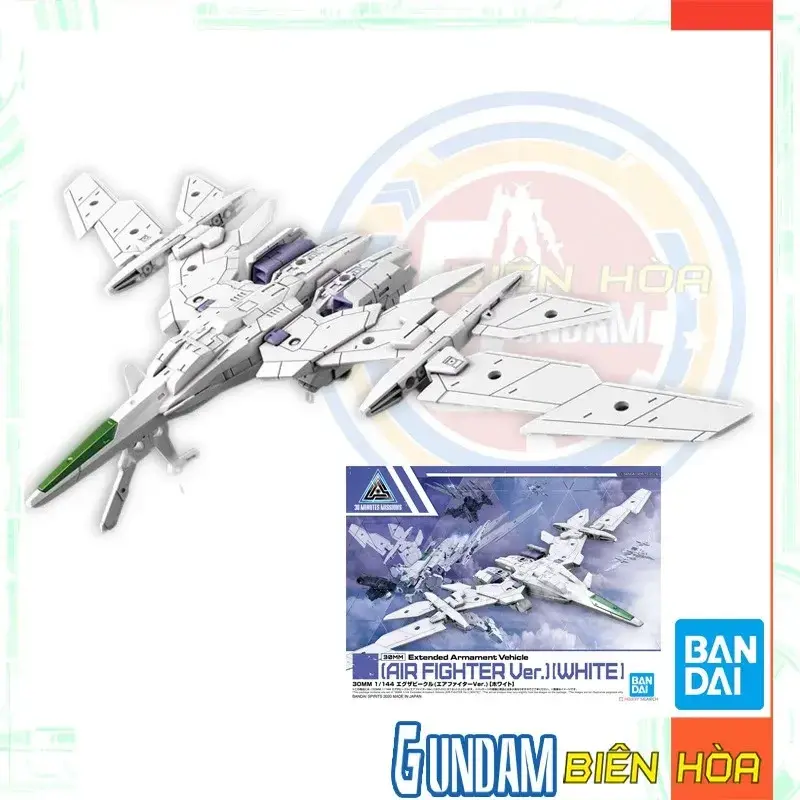 Mô hình lắp ráp 30MM 1/144 EXTENDED ARMAMENT VEHICLE (AIR FIGHTER Ver.)[WHITE]