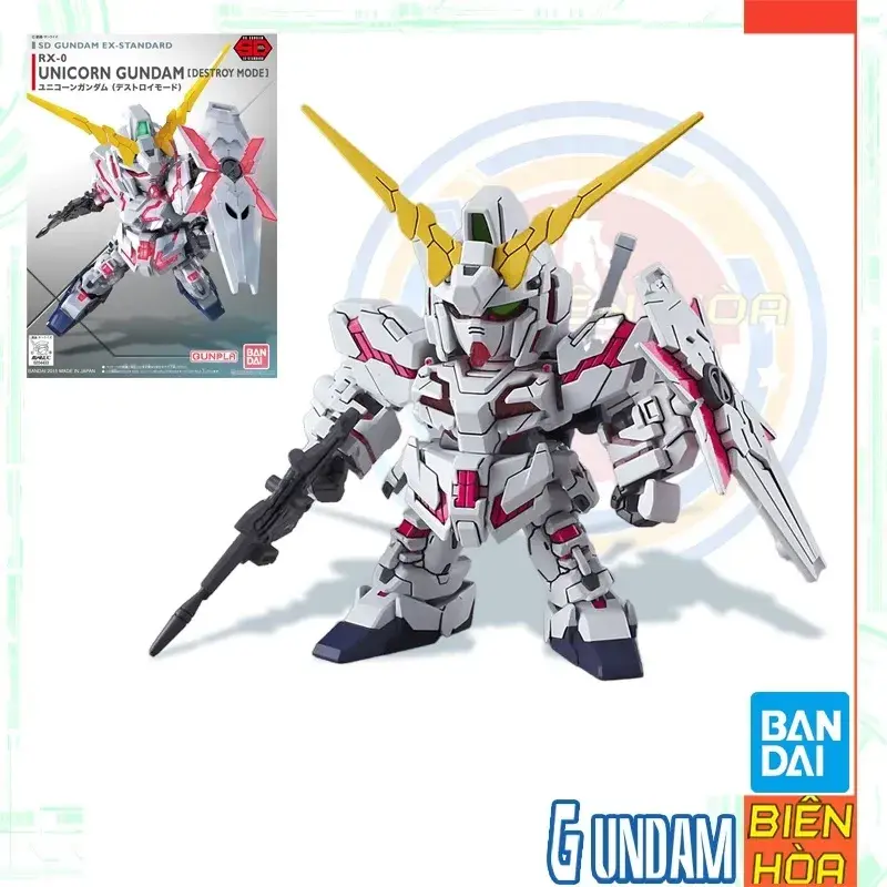 Mô hình lắp ráp SD GUNDAM EX-STANDARD UNICORN GUNDAM (DESTROY MODE)