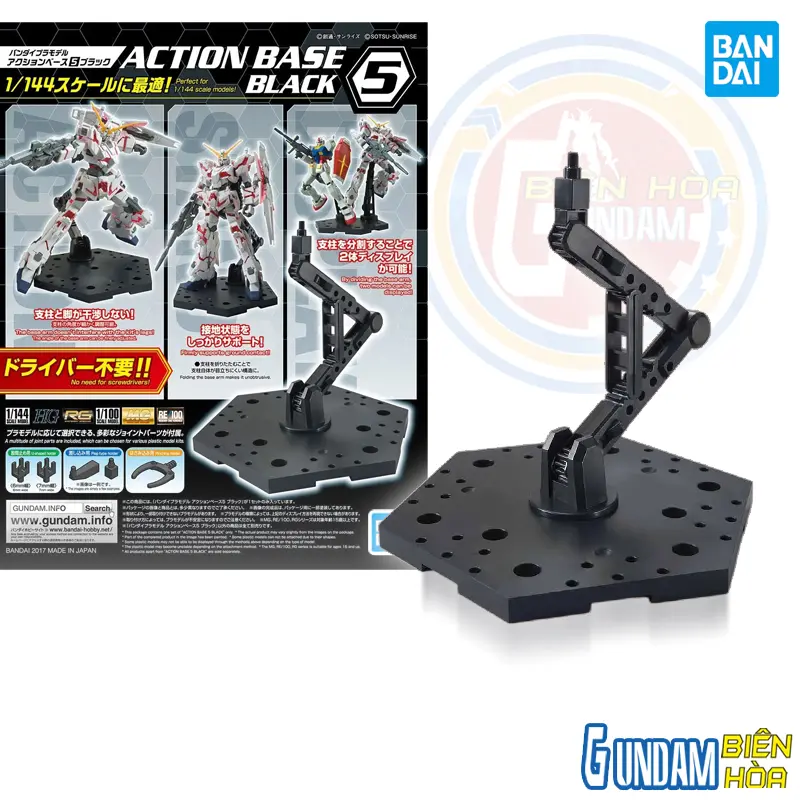 Mô hình lắp ráp đế dựng mô hình  ACTION BASE 5 [BLACK]