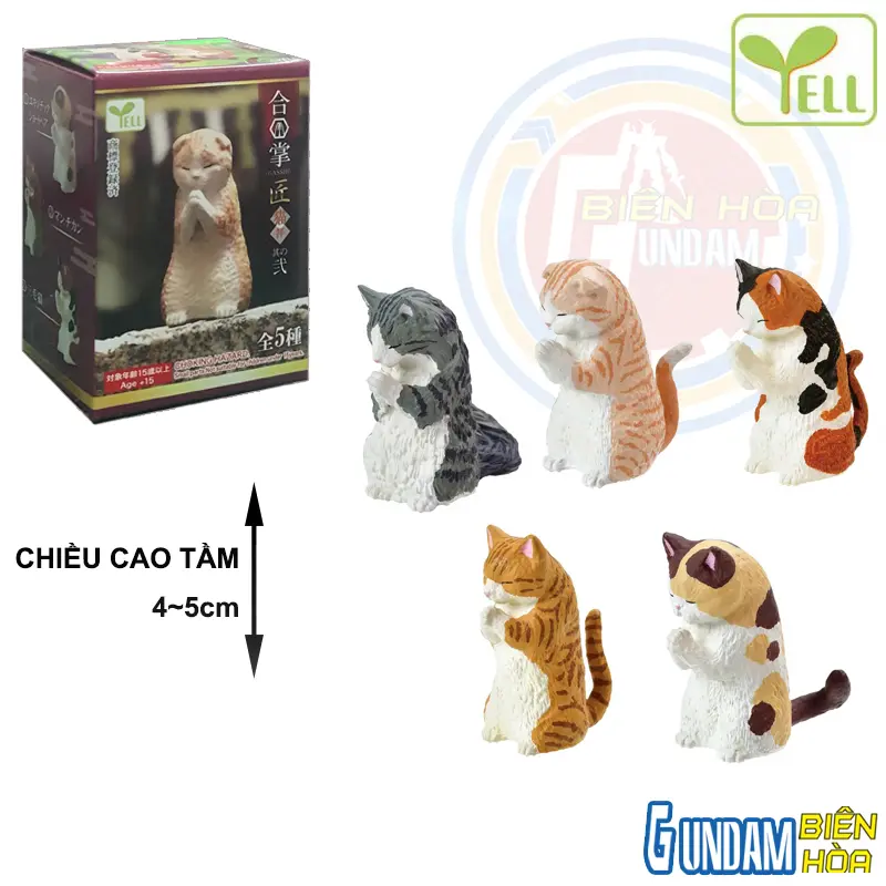 Mô hình YELL Blind Box Gassho Takumi ~Cat Worship2~