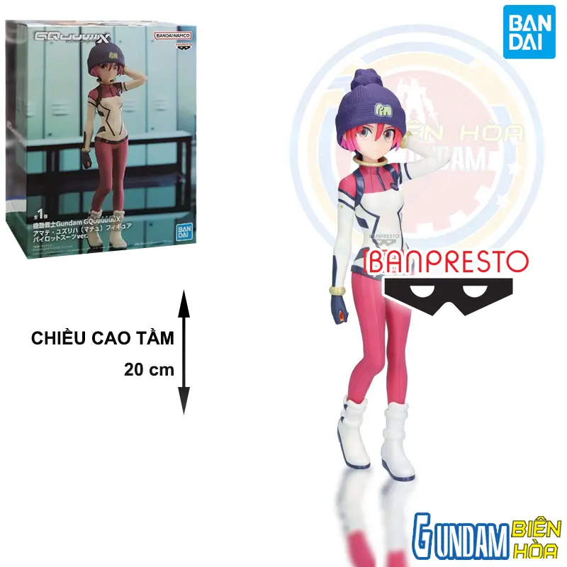 Mô hình figure banpresto MOBILE SUIT GUNDAM GQUUUUUUX AMATE YUZURIHA FIGURE PILOT SUIT VER.