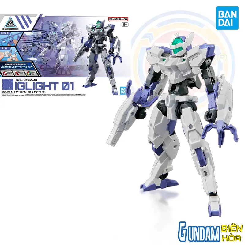 Mô hình lắp ráp 30MM 1/144 eEXM-40 IGLIGHT 01