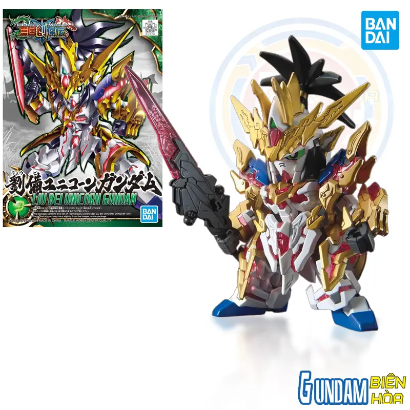 Mô hình lắp ráp SD SANGOKU SOKETSUDEN Liu Bei UNICORN GUNDAM