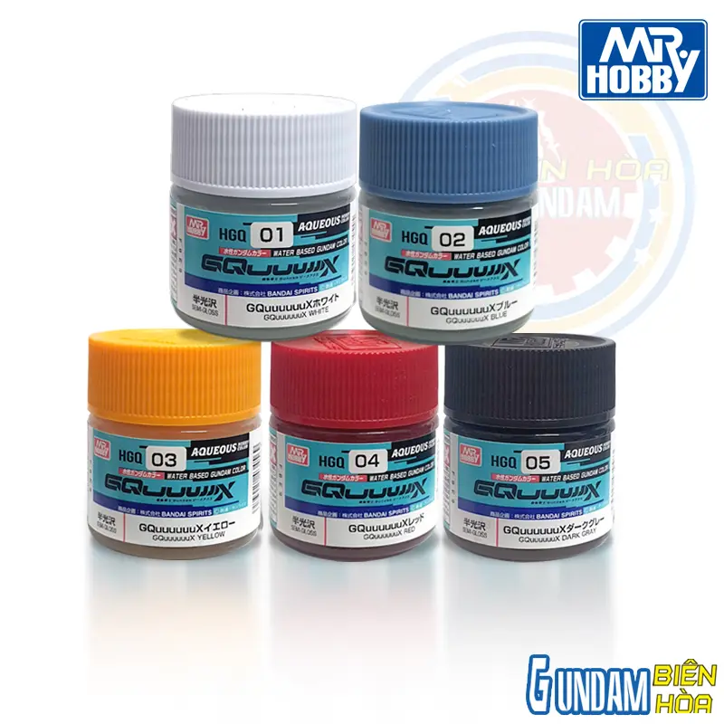 Sơn Mr.Hobby AQUEOUS GUNDAM GQUUUUUUX COLOR  (water BASE-GỐC NƯỚC)