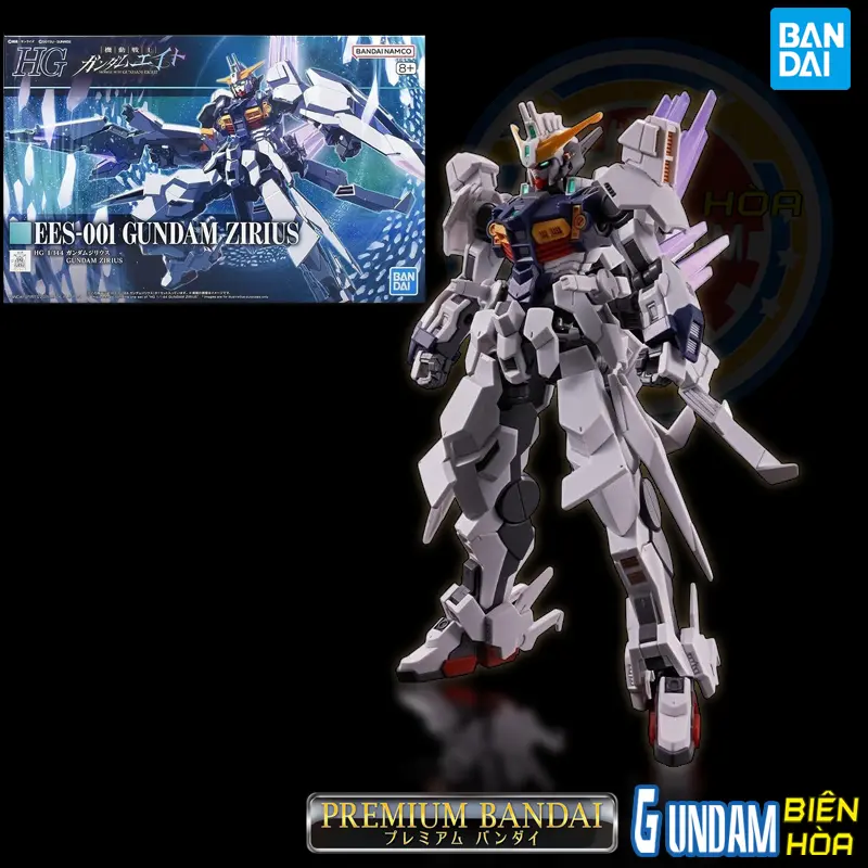 Bộ lắp ráp p-bandai HGGE 1/144 EES-001 Gundam Zirius
