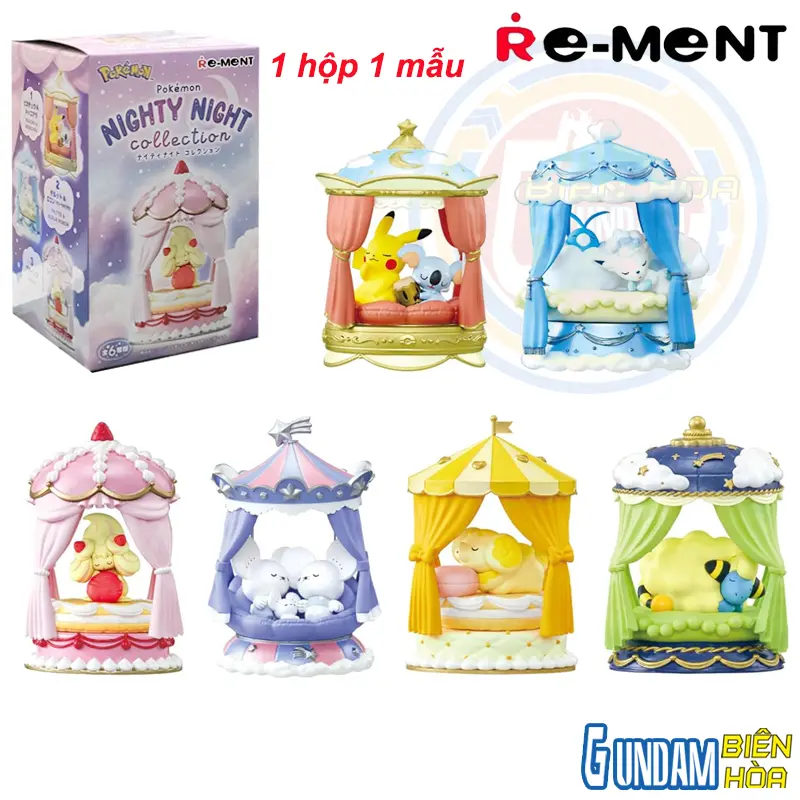 Mô hình Blindbox Re-ment POKEMON Nighty Night Collection