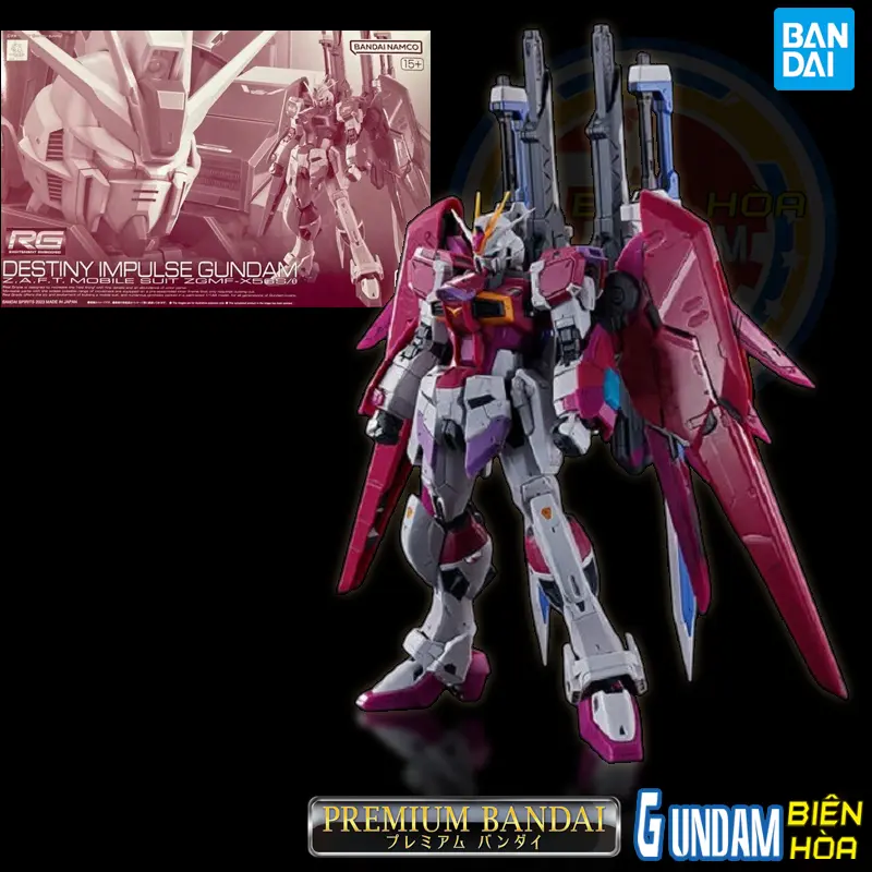 Bộ lắp ráp p-bandai RG 1/144 Destiny Impulse Gundam
