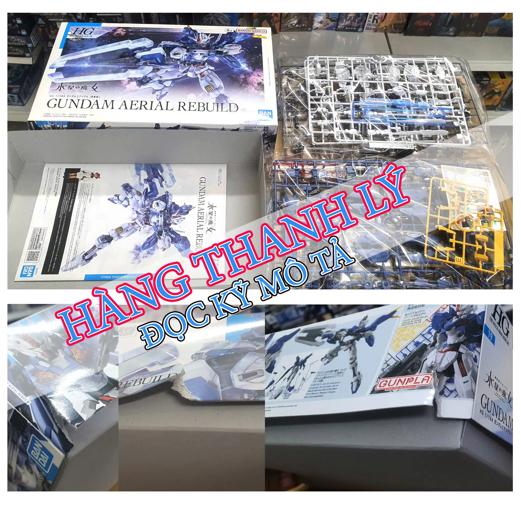 [ HÀNG THANH LÝ] ĐỌC KỸ MÔ TẢ Mô hình lắp ráp AERIAL REBUILD