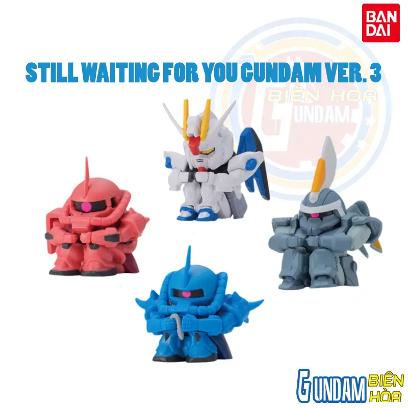 Mô hình GASHAPON STILL WAITING FOR YOU GUNDAM VER. 3 SET 4