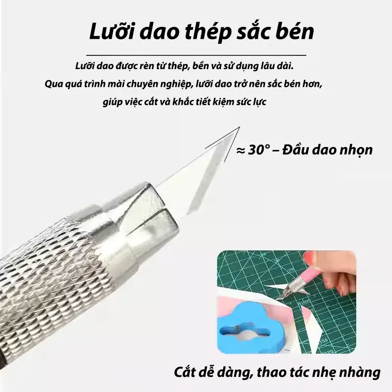 Dao khắc trổ chuyên dụng làm mô hình