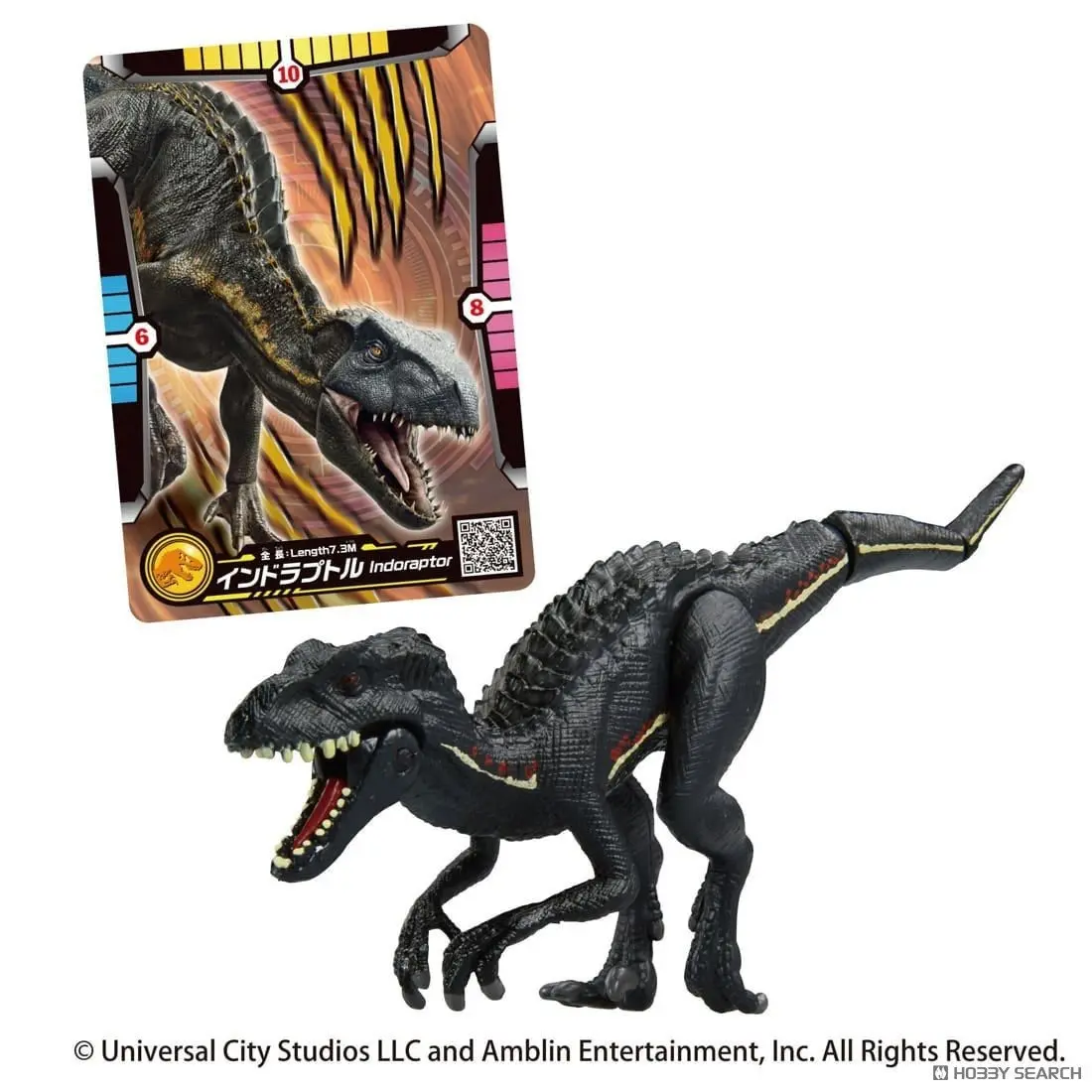 Mô hình ANIA Jurassic World Indoraptor   Battle Card set