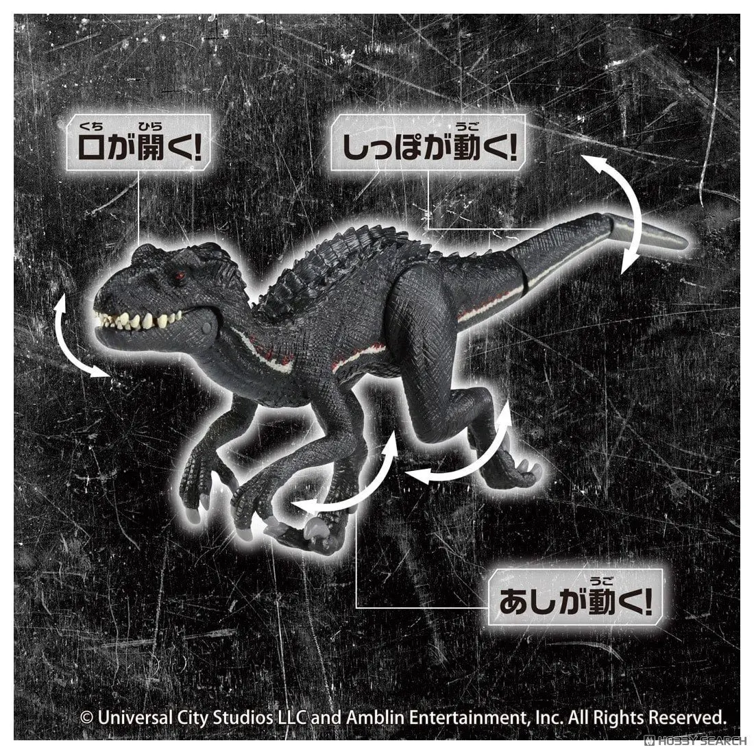 Mô hình ANIA Jurassic World Indoraptor   Battle Card set