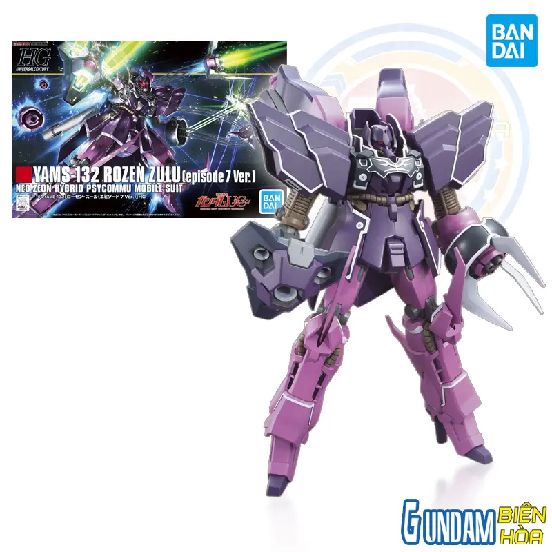 Mô hình lắp ráp 1/144 HGUC ROZEN ZULU （episode 7 Ver.）