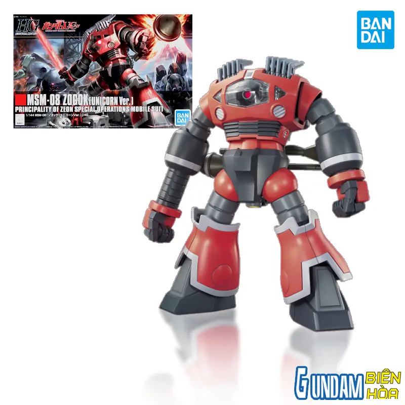 Mô hình lắp ráp 1/144 HGUC ZOGOK (UNICORN VER.)