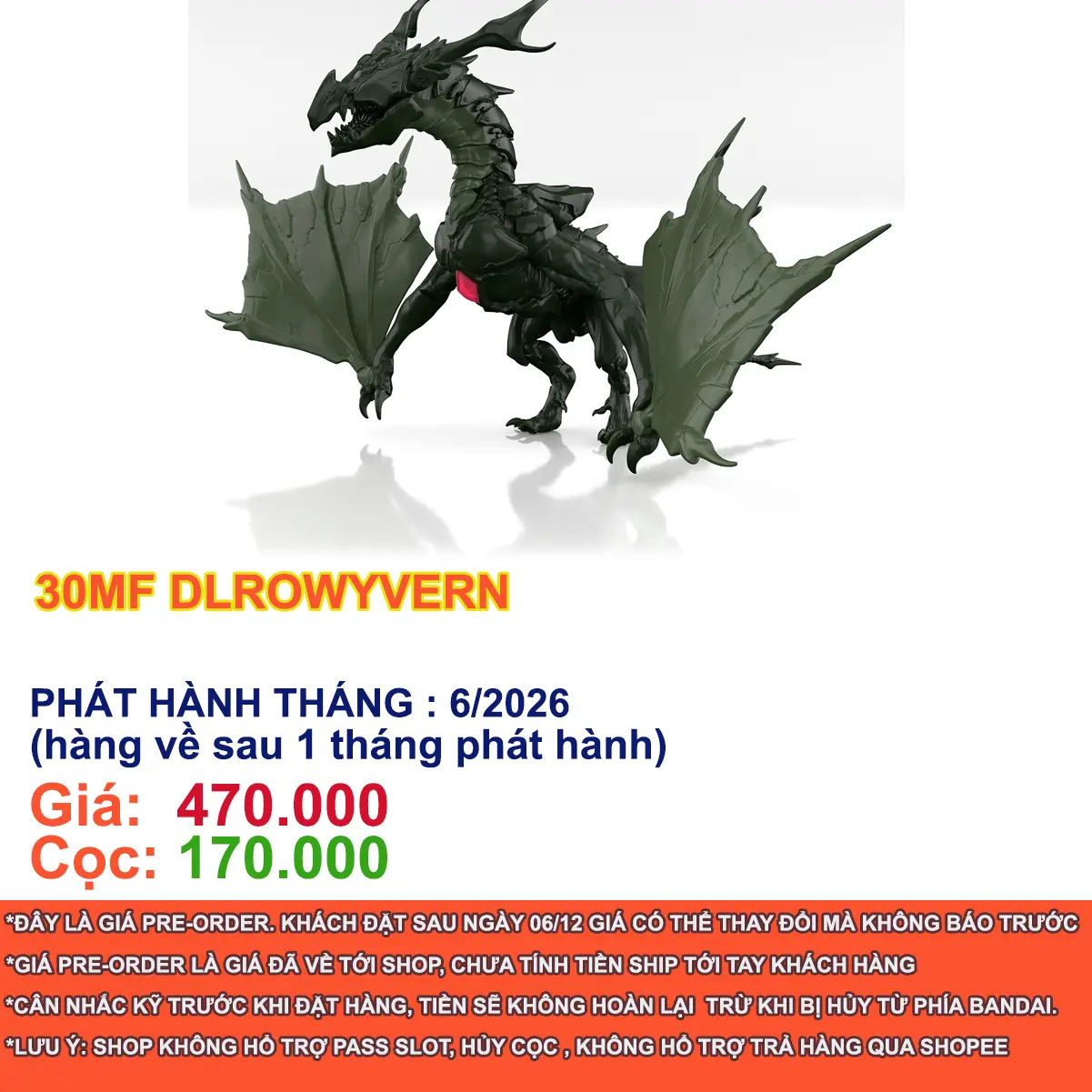 Mô hình lắp ráp  30MF DLROWYVERN