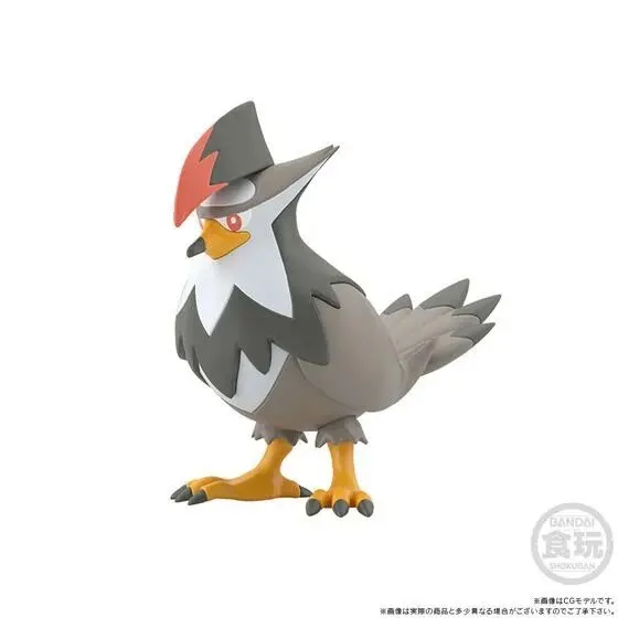 Mô hình POKEMON SCALE WORLD SINNOH REGION BARRY & GROTLE & STARAPTOR