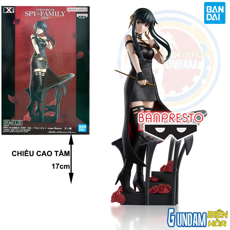 Mô hình Figure Banpresto SPY×FAMILY DXF-YOR FORGER-ROSE FLOWER
