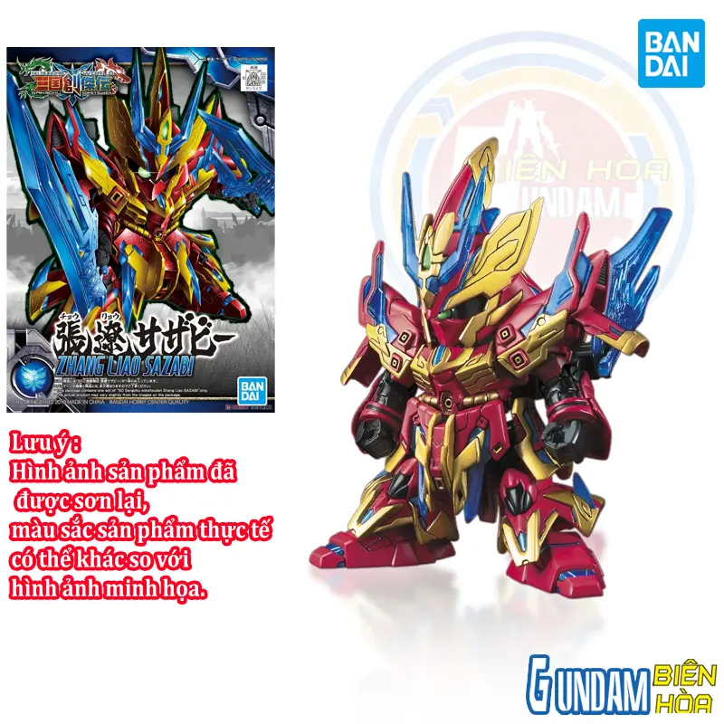 Mô hình lắp ráp SD SANGOKU SOKETSUDEN Zhang Liao Sazabi