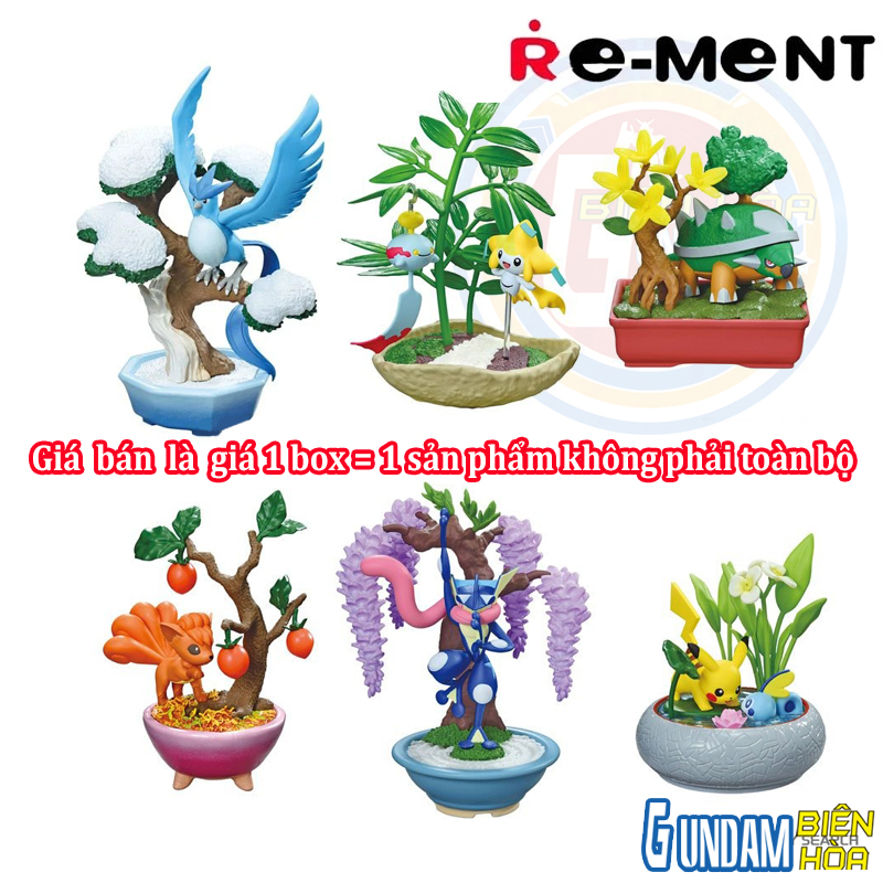 Mô hình Blindbox Re-ment POKEMON Pocket Bonsai 3 ( mẫu ngẫu nhiên)