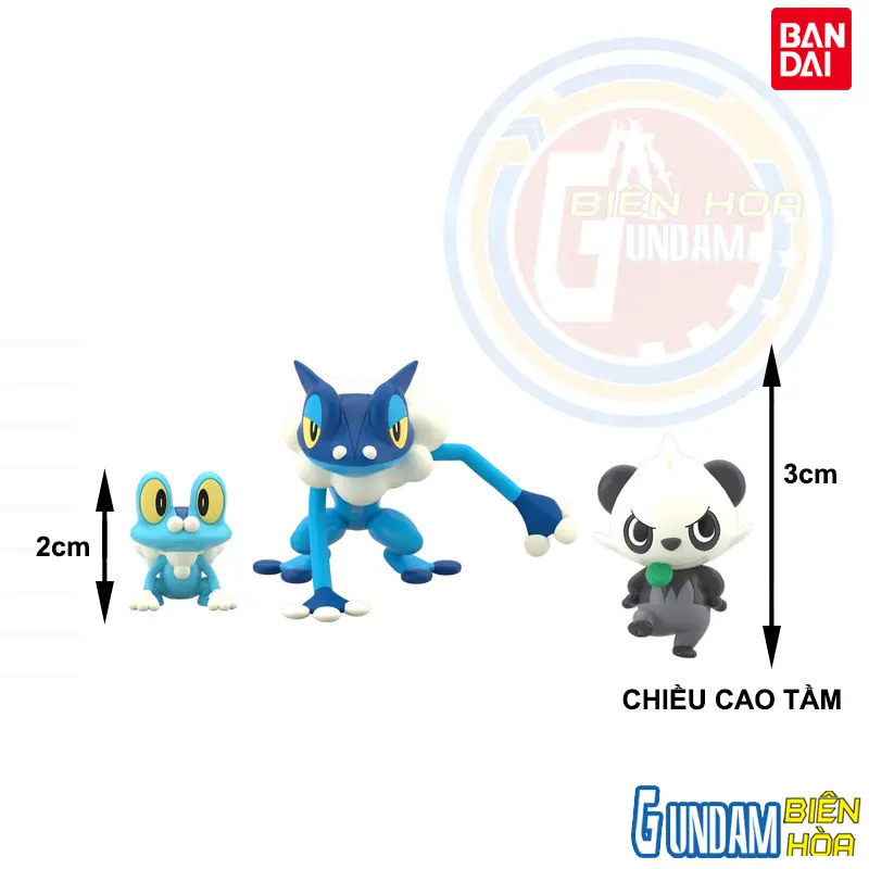 Mô hình POKÉMO SCALE WORLD KALOS REGION  1-Keromatsu &gekogashira & yancham